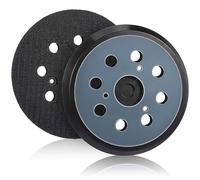 Pack of 2 Sanding Discs 125 mm Backing Pad, Sanding Plate 125 mm, Accessories for BO5041, BO5031, BO5021, M9204, Random Orbital Sander (8-Hole, 3-Eye)