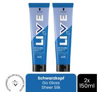 (Pack of 2) Schwarzkopf LIVE Hair Dye Colour & Shine Hair Gloss Sheer Silk Permanent Toner