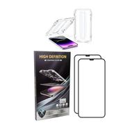 Pack of 2 Screen Protectors for iPhone 11 Pro Max 6.5" - Tempered Glass with Auto Dust-Elimination Tool, 9H Hardness, HD Clarity, Bubble-Free, Scratch Resistant, Easy Installation, Case-Friendly