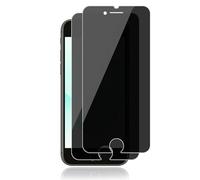 Pack of 2 Screen Protectors for Tempered Glass for iPhone SE 2020/8/7/6/6s Privacy Film, Highly Sensitive 9H Durable Anti-Spy Protective Glass Screen Protector, Anti-Bubble Anti-Fingerprint iPhone SE