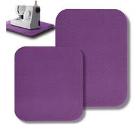 Pack of 2 Sewing Machine Pedal Mat, 15 x 20 in and 9 x 14 in Non-Slip Sewing Machine Mat, Sewing Machine Foot Pads, Sewing Accessories, Keeps the Pedal in Place, Easy to Clean