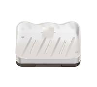 Pack of 2 soap holders are not drilled into the necessary wall mounted self-handling soap dish drains for bathroom and kitchen