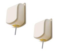 Pack of 2 Socket Protectors, Baby, Children's Switch Plug, Waterproof Box, Sockets Child Lock, Reliable Protection Against Electric Shock, Self-Adhesive, Transparent Socket Box for Households