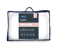 Silentnight Soft as Silk Pillow - Pack of 2