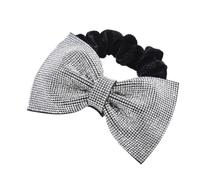 Pack of 2 Soft Hair Bobbles for Women, Elastic Hair Band, Hair Band with Elastic Band, Scrunchie Velvet, Strong Hold Hair Scrunchies, Ponytail Holder for Women, Gift Hair Accessories, White