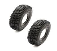Pack Of 2 Solid PU Tyres 3.00-4 4 Inch Black Puncture Proof Fits Mobility Scooter Block Tread Maximum Load 159 kg