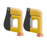 Pack of 2 Space Saving Desk Hook for Backpacks Umbrellas Thinking Duck Shaped Schoolbag Hanger Under Table Hanging Hooks Space Saving Bag Hook for Office