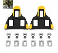 Pack of 2 SPD SL Cleats for Shimano, Shoe Plates for Shimano SM-SH11, Click Pedal Clamp Plates Suitable for Compatible SPD-SL Pedal Systems, Road Bike Cleats for SH10 SH11 SH12, Pedal Plates with