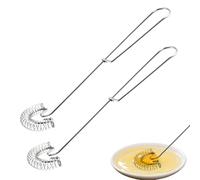 Pack of 2 Spiral Whisks, Stainless Steel, Whisk Flat Whisk, Dishwasher-Safe, High-Quality Sauce Whisk, for Mixing, Beating, Frothing Milk, Eggs, Cream