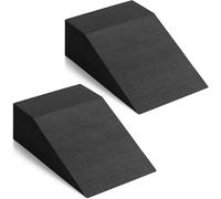 Pack of 2 Squat Wedge Block for Heel Elevated Squat Weightlifting Calf Stretcher Slant Board for Mobility Balance and Strength Performance
