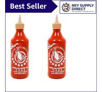 Pack of 2 Sriracha Extra Garlic Chili Sauce 455ml - Perfect for All Dishes