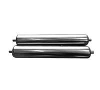Pack of 2 Stainless Steel Conveyor Rollers 40.9in Long 25mm Diameter Heavy-Duty Rollers for Woodworking Warehouses & Commercial DIY Projects - 940mm Total Length