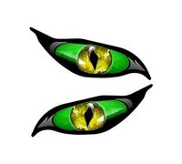 Pack of 2 Stickers Eye Couple, Eyes Stickers, Fun Items, Evil Eyes with Iris Vinyl Drone Motorcycle Helmet Car Sticker Sticker, Reflective Sticker with Scary Eyes