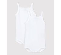 Petit Bateau Baby Girls' Strappy Body (Pack of 2)
