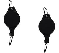 Pack of 2 Strong Retractable Hanging Basket Pulley & Hooks Hanger Adjustable Pull Down Plant Pulley Hook Yard Flower Hanging Basket and Bird Feeder