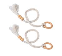 Pack of 2 Stylish Curtain Tiebacks Decorative Curtain Holdbacks for Drapes with Unique Pattern Curtain Ties Back