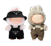 Pack of 2 Stylish Doll Clothes for 17 cm Dolls, Comfortable Outfits for Anime Conventions and Collections (Doll Not Included)