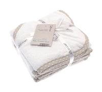 Pack of 2 Super Soft Hooded Baby Towels 70% Bamboo 30% Cotton Approx 75cm x 75cm Each