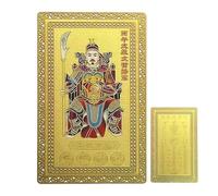 Pack of 2 Tai Sui Protective Card 2026, Horse Wallet Insert Charm, Wealth Success Copper Deck, for Travel, Family, Holiday Trolley, Spiritual Seekers