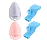 Pack of 2 Tap Extension, 2 Pieces Tap Splash Guard, Kitchen Sink Supplement, Sink Water Diverter, Child Hand Washing Tap Extension, for Kitchen, Bathroom, Toilet