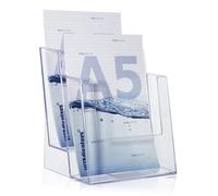Pack of 2 Taymar brochure/Flyer Stand 2 compartments DIN A5 Consecutive