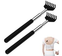 Pack of 2 Telescopic Back Scratchers, Scratching Hand Back Scratcher, Back Scratcher, Back Scratcher Test Winner, Scratching Hand Against Itching, for Soothing Scratching Feelings, Scratching Hand