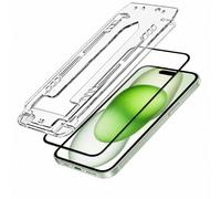 Pack of 2 Tempered Glass for iPhone 16 Plus / 15 Plus with Applicator Frame