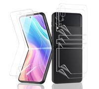 Pack of 2 Tempered Glass for Samsung Galaxy Z Flip 3 5G Screen Protector, Self-Healing TPU Scratch-Resistant Protective Glass, 0.01s High Touch Sensitivity, Anti-Fingerprint, Bubble-Free Screen