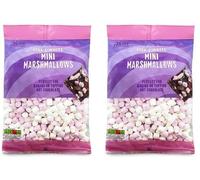 Pack of 2, The Pantry Pink & White Mini Marshmallows 2x180g, Perfect for Baking or Topping Hot Chocolate