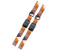 Pack Of 2 Travel Luggage Straps Colorful Adjustable Suitcase Bands Belts With Strong Buckle Closure And Combination Travel Accessories