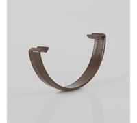 Pack of 2 Two Brett Martin Spare Gutter Clips for 112mm Roundstyle Half-Round Gutter System Brown BR040BR