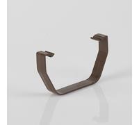 Pack of 2 Two X Brett Martin Spare/Replacement Clips for 114mm Squarestyle Gutter System Brown BR050BR