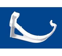 Pack of 2 Two x Polypipe 110mm (4 inch) Terrain Crescent 2152.4w Gutter Support Bracket (White)