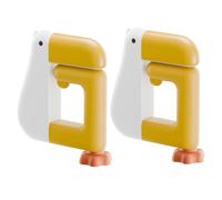 Pack of 2 Under Table Bag Hanger for Backpacks Keys Umbrellas Thinking Duck Shaped Portable Desk Hook Easy Install Bag Hook Classroom
