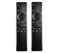 [Pack of 2] Universal Remote Control Compatible for All Samsung TV LED QLED UHD SUHD HDR LCD Frame Curved Solar HDTV 4K 8K 3D Smart TVs, with Buttons for Netflix, Prime Video, WWW