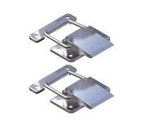 Pack of 2 Untarnished Closed Secure Latches for Strengthened Security and Rustproof Strong Hook