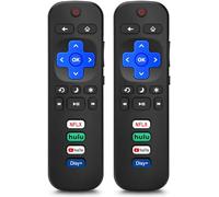 (Pack of 2) Upgrade Remote Control Replacement for All Roku TVs, for Roku TCL TV/Hisense/Onn/Sharp/Element/Philips/Insignia/Jvc/RCA ROKU Smart TVs (Not for Roku Stick or Box)