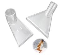 Pack of 2 Upholstery Nozzle Spray Vacuum Cleaner, Wet Vacuum Cleaner Nozzle, Vacuum Cleaner Attachment, Carpet Cleaning Nozzles, Wet Vacuum Cleaner Attachment, Transparent, for Car Care, Sofa,