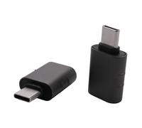 Pack of 2 USB-C to USB adapters, Syntech USB-C male to USB 3.0 female, compatible with MacBook Pro after 2016