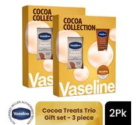 Vaseline Women's Cocoa Treats Trio - Gift Set - 3 Piece Each in Brown | Size: 2 Pack