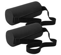 Pack of 2 Ventilated Polyster Fabric Lumbar Bolsters Ensuring Good Ventilation to Stop Overheating During Extended Use Family Oriented