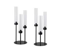 Pack of 2 Versatile Round Tube and Disk Holders Supporting Various Types for Multiple Occasions Like Dinners Family Safe