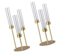 Pack of 2 Versatile Round Tube and Disk Holders Supporting Various Types for Multiple Occasions Like Dinners Family Safe