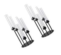 Pack of 2 Versatile Round Tube and Disk Holders Supporting Various Types for Multiple Occasions Like Dinners Family Safe