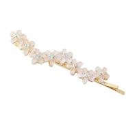 Pack of 2 Vintage Hair Pins, Mini Diamond Flower Hair Clips, Metal Hair Pins, Hair Clips for Girls, Women, Cute Clips, Sideways, for Hair Styling, Make-Up, Glitter Exquisite Hair Accessories, Gold D