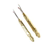 Pack Of 2 Vintage Stitching Unpicker Metal Sewing Thread Unpicker Sewing Seam For Needlework Project Stitching