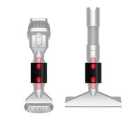 Pack of 2 Wall or Cabinet Mount Accessories Compatible with Dyson V15 V11 V10 V8 V7 Vacuum Cleaner Holder Double Organizer Replacement for Dyson Vacuum Attachment