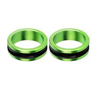 Pack of 2 wear-resistant fishing rings Deep groove pattern keeps the line in place for long term fishing