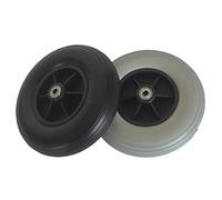 Pack of 2 Wheelchair Caster Wheels, PU Solid Tyre,Heavy Duty,Anti-wear,for Powerchair Wheelchair Wheel Replacement, 200 X 50 mm