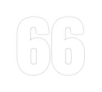 Pack of 2 White Self Adhesive Wheelie Bin Numbers - Large Decorative Dustbin Vinyl Number-19.5cm